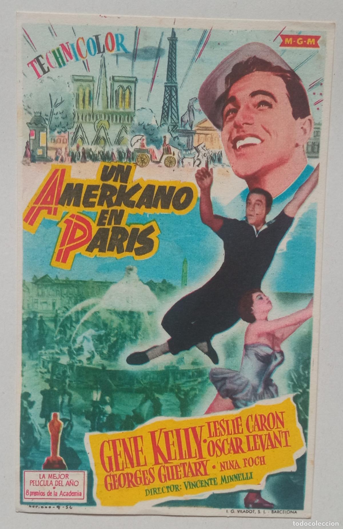 Cine: PROGRAMA DE CINE. GENE KELLY. UN AMERICANO EN PAR&Iacute;S. CINE AVELLANEDA. LAS PALMAS