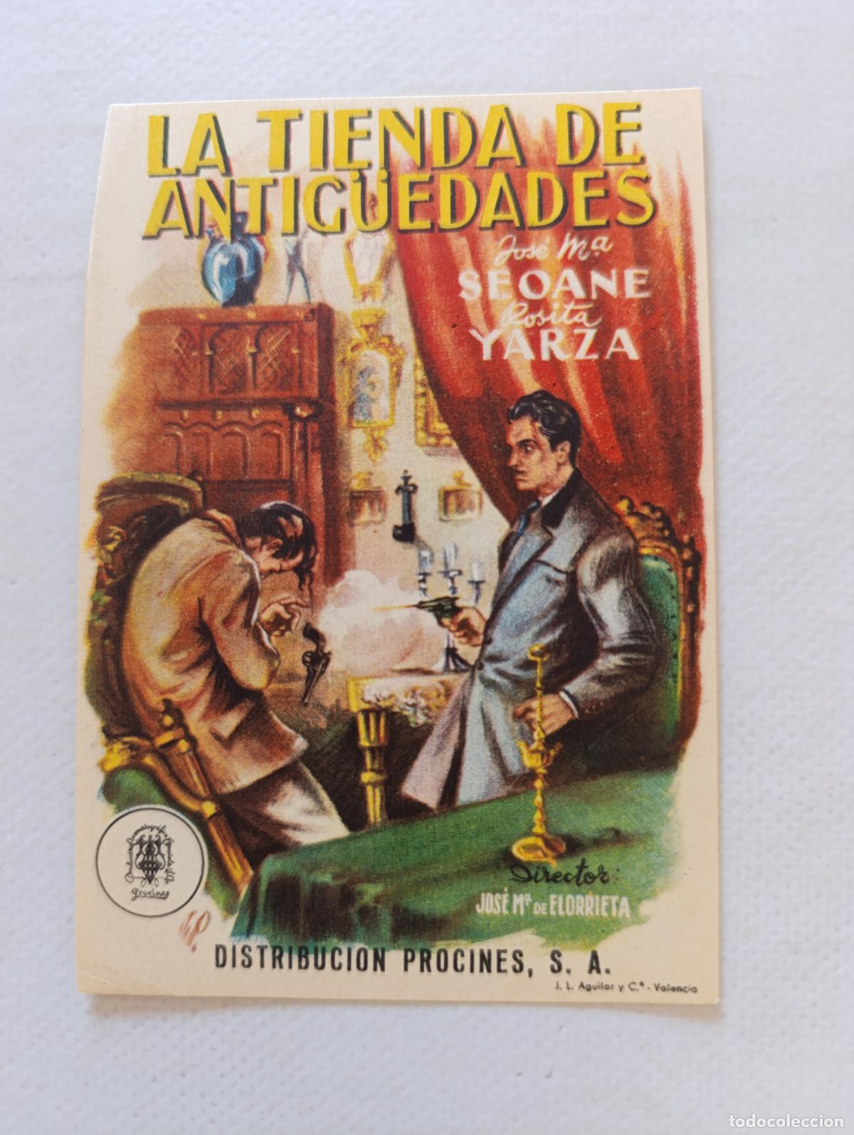 Cine: FOLLETO DE MANO - LA TIENDA DE ANTIG&Uuml;EDADES - SIN PUBLICIDAD (148G)