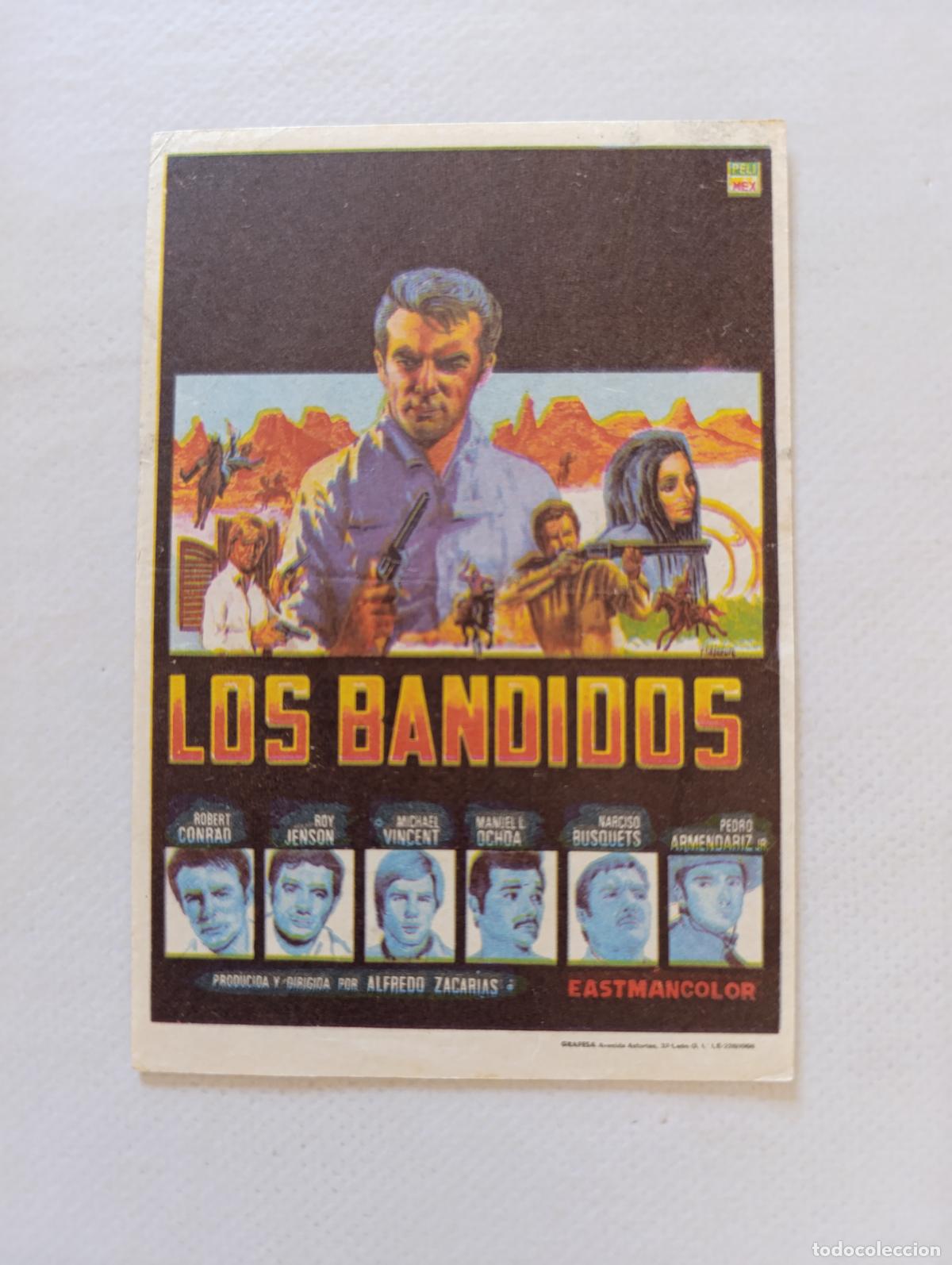 Cine: FOLLETO DE MANO - LOS BANDIDOS - ALFREDO ZACARIAS - SIN PUBLICIDAD (148H)
