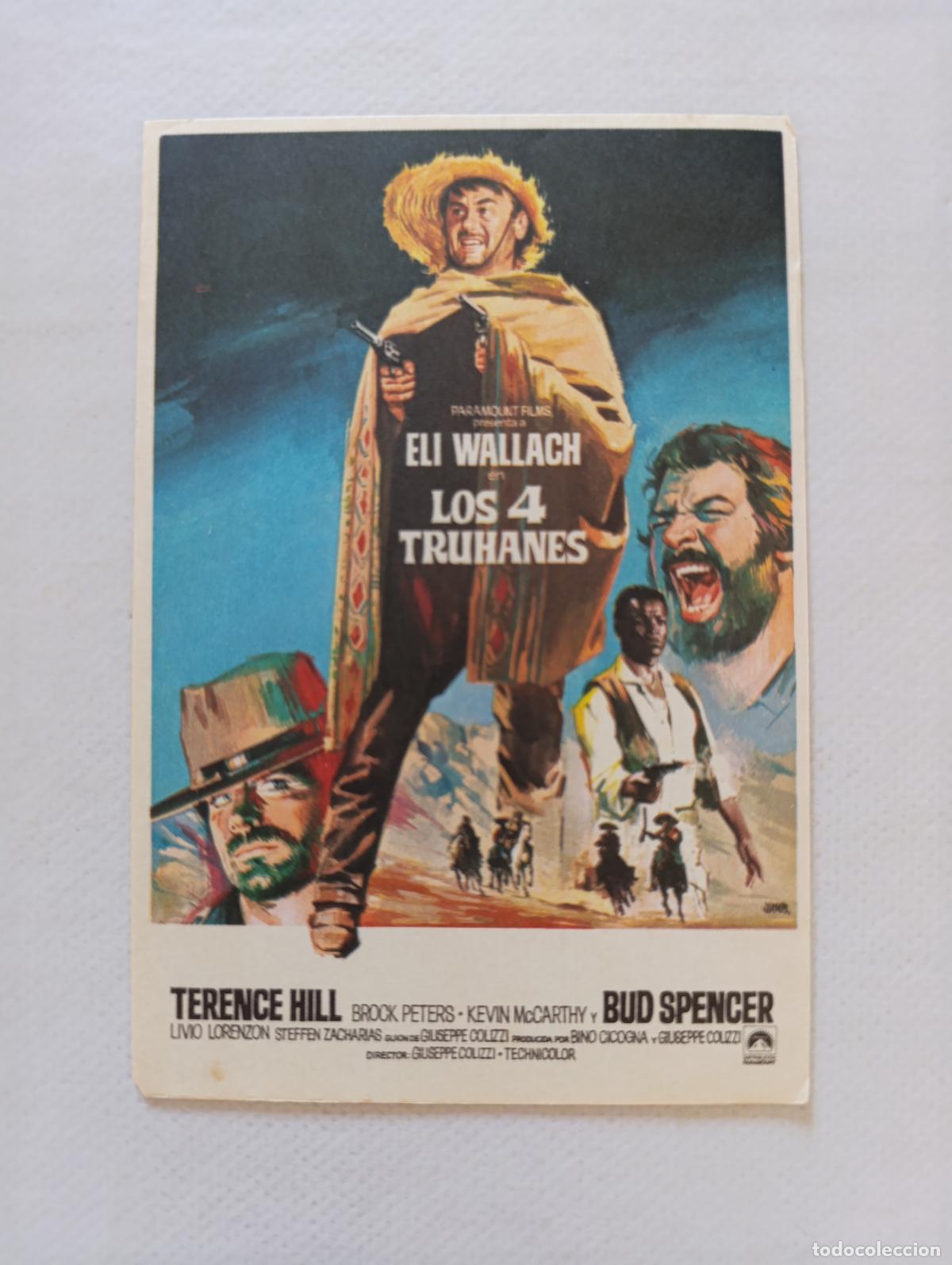 Cine: FOLLETO DE MANO - LOS 4 TRUHANES - ELI WALLACH - SIN PUBLICIDAD (148H)