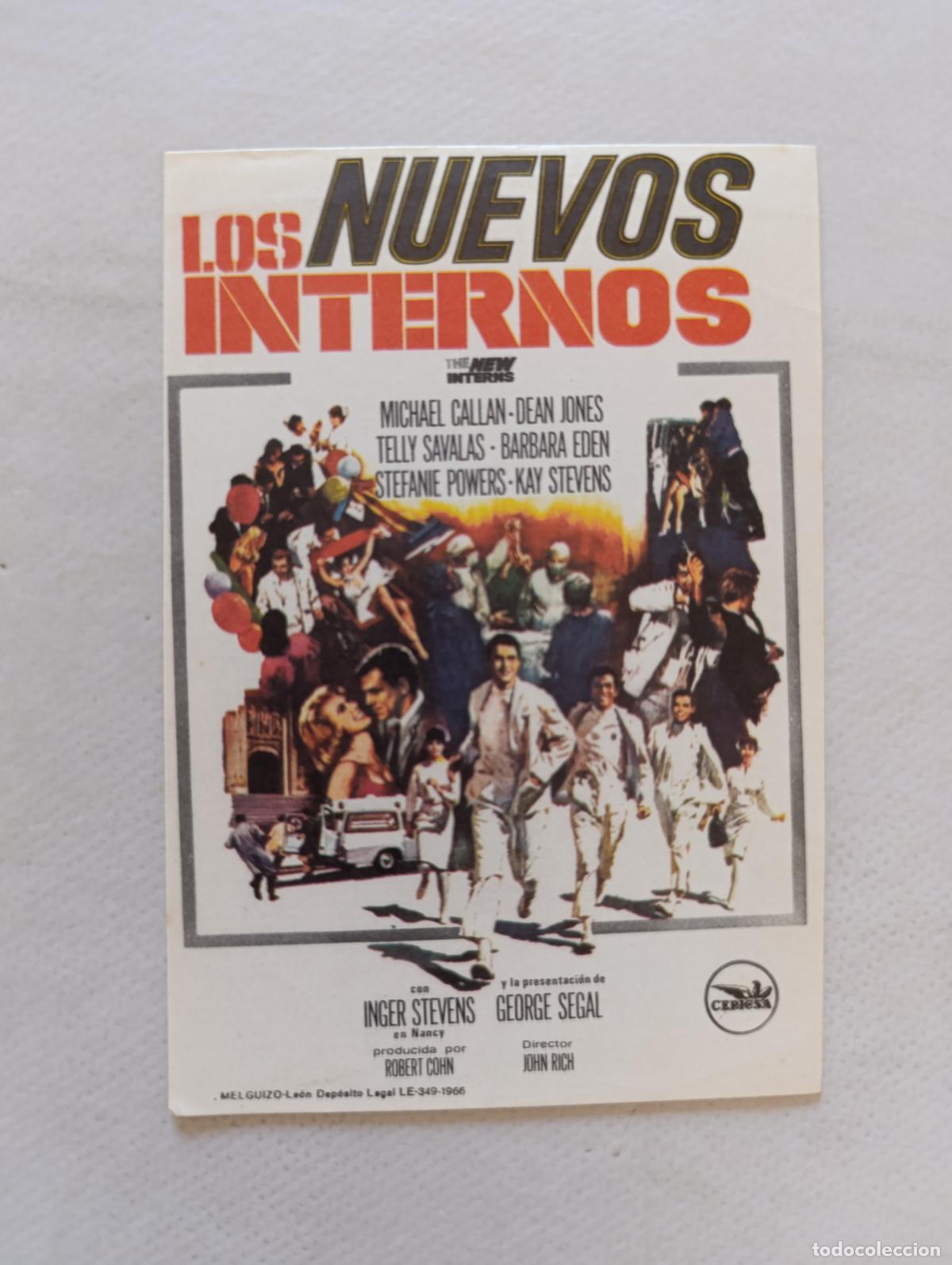 Cine: FOLLETO DE MANO - LOS NUEVOS INTERNOS - MICHAEL CALLAN - SIN PUBLICIDAD (148N)