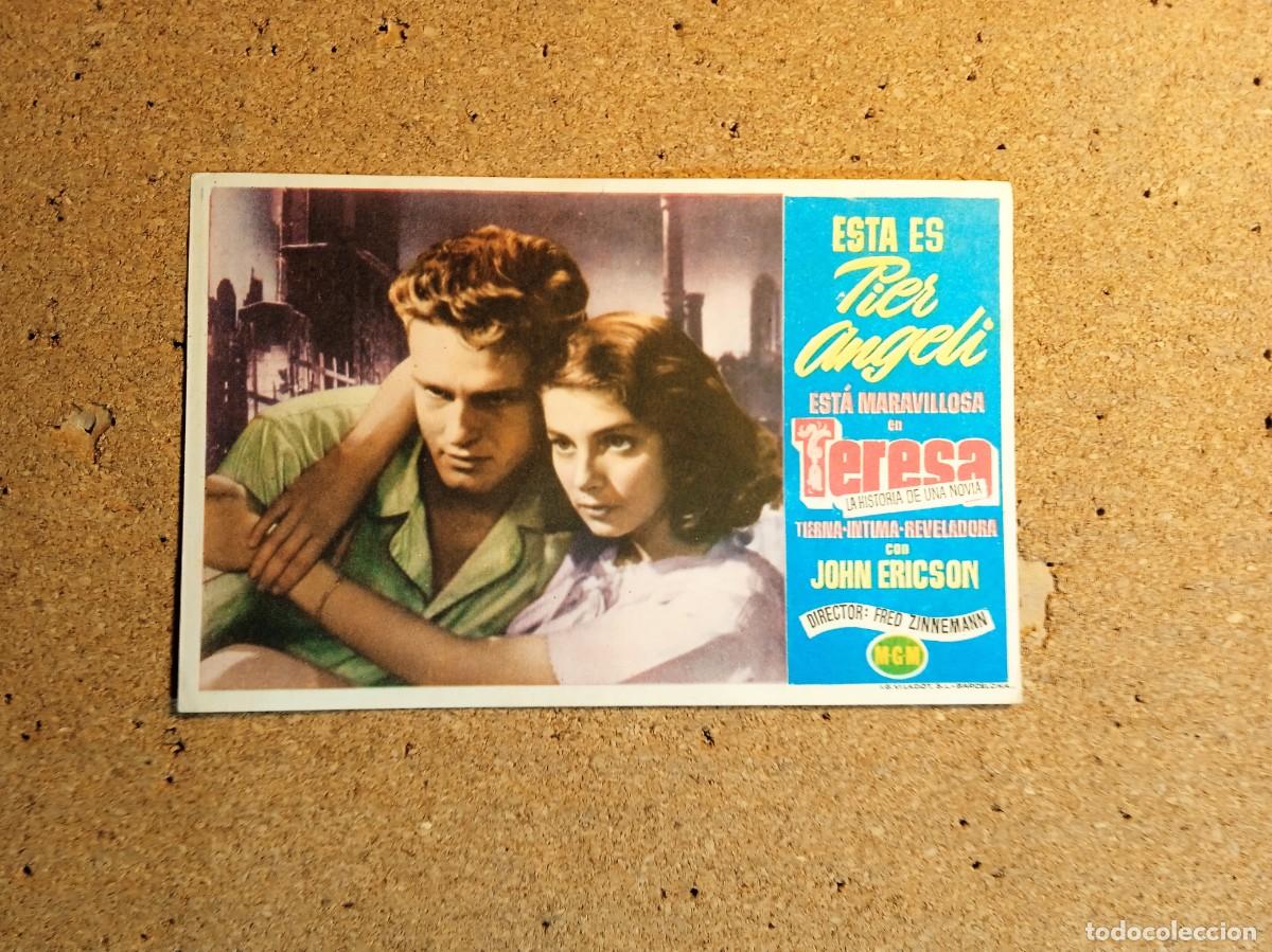 Cine: FOLLETO DE MANO SIN PUBLICIDAD TERESA LA HISTORIA DE UNA NOVIA