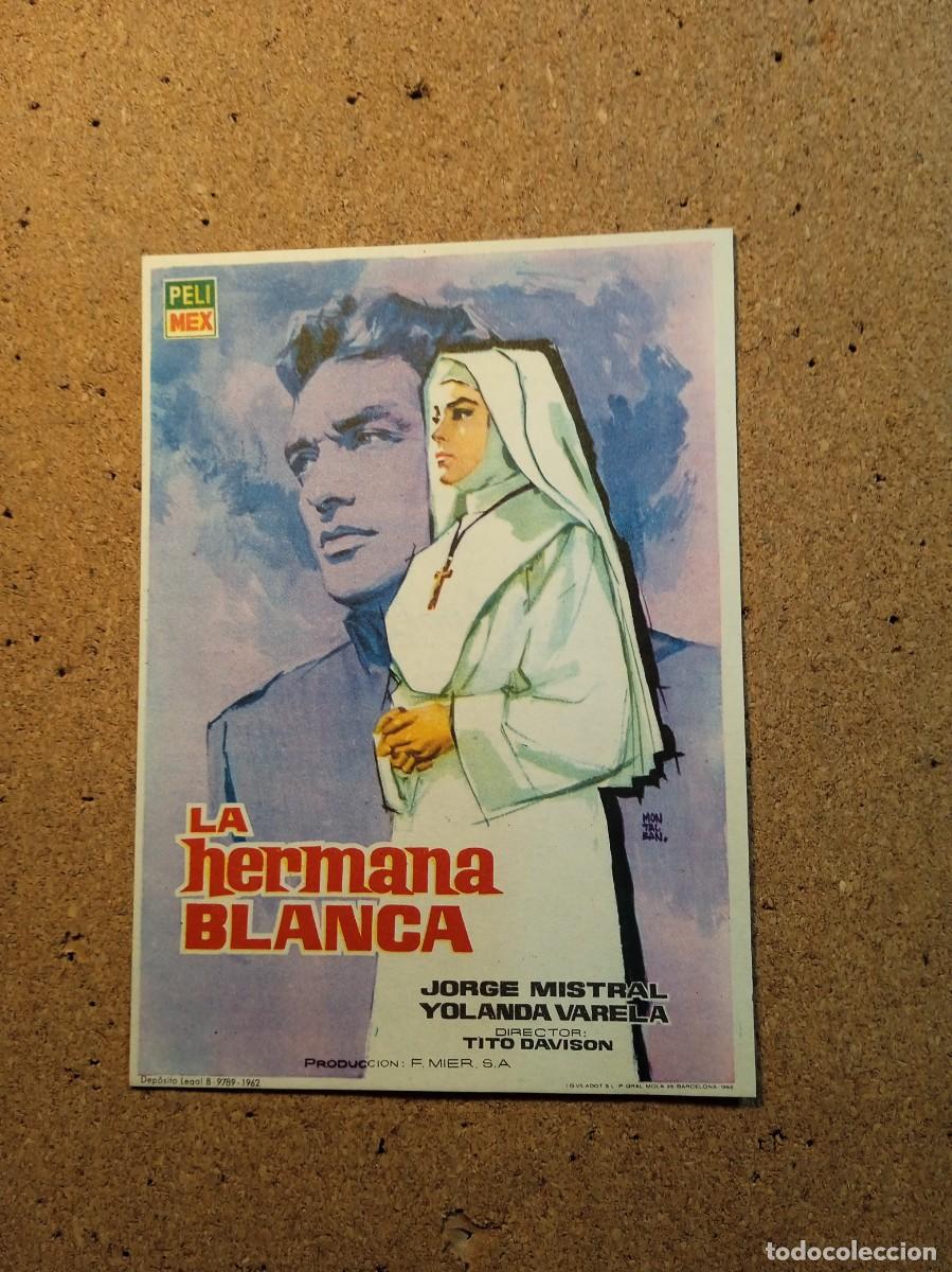 Cine: FOLLETO DE MANO SIN PUBLICIDAD LA HERMANA BLANCA
