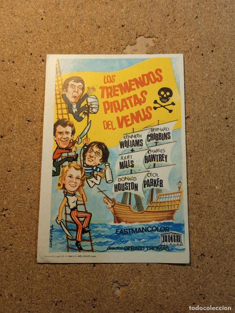 Cine: FOLLETO DE MANO SIN PUBLICIDAD LOS TREMENDOS PIRATAS DEL VENUS