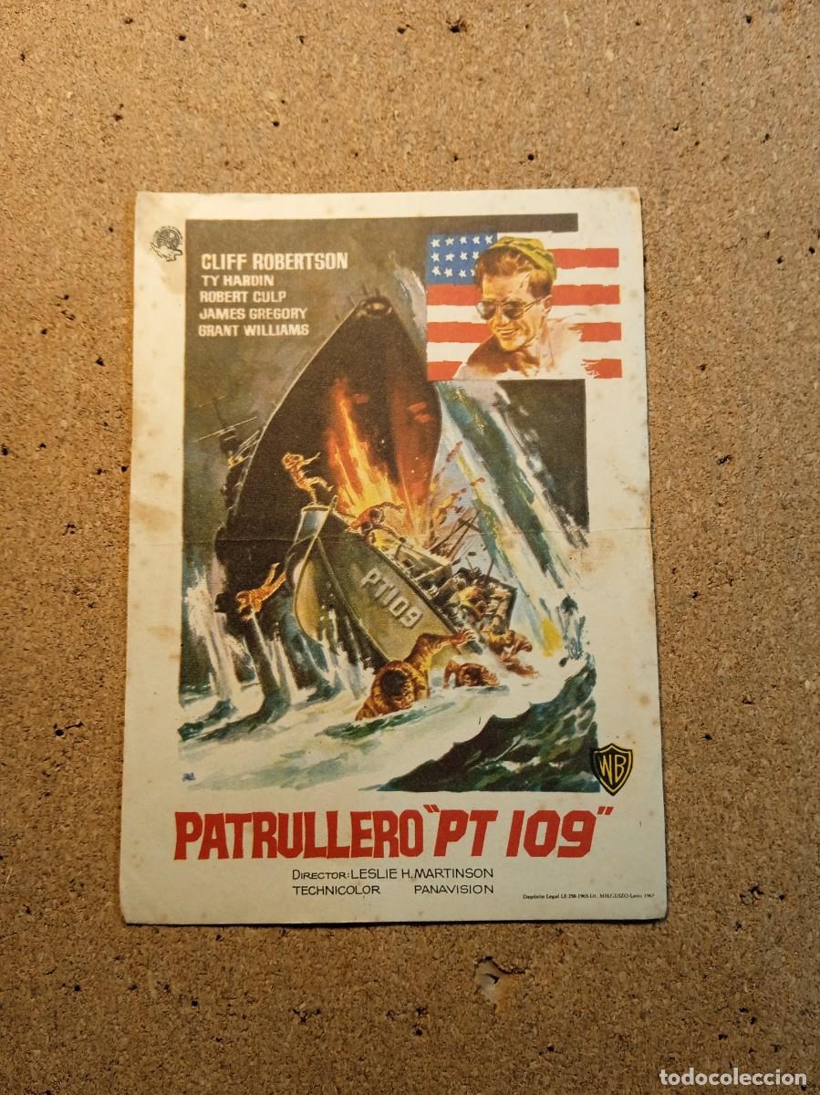 Cine: FOLLETO DE MANO SIN PUBLICIDAD PATRULLERO PT 109