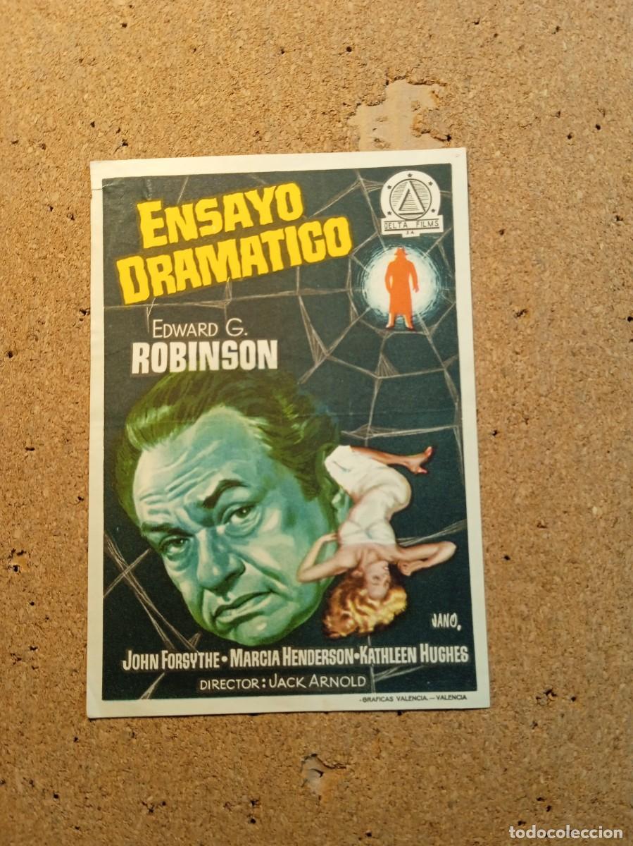 Cine: FOLLETO DE MANO SIN PUBLICIDAD ENSAYO DRAMATICO
