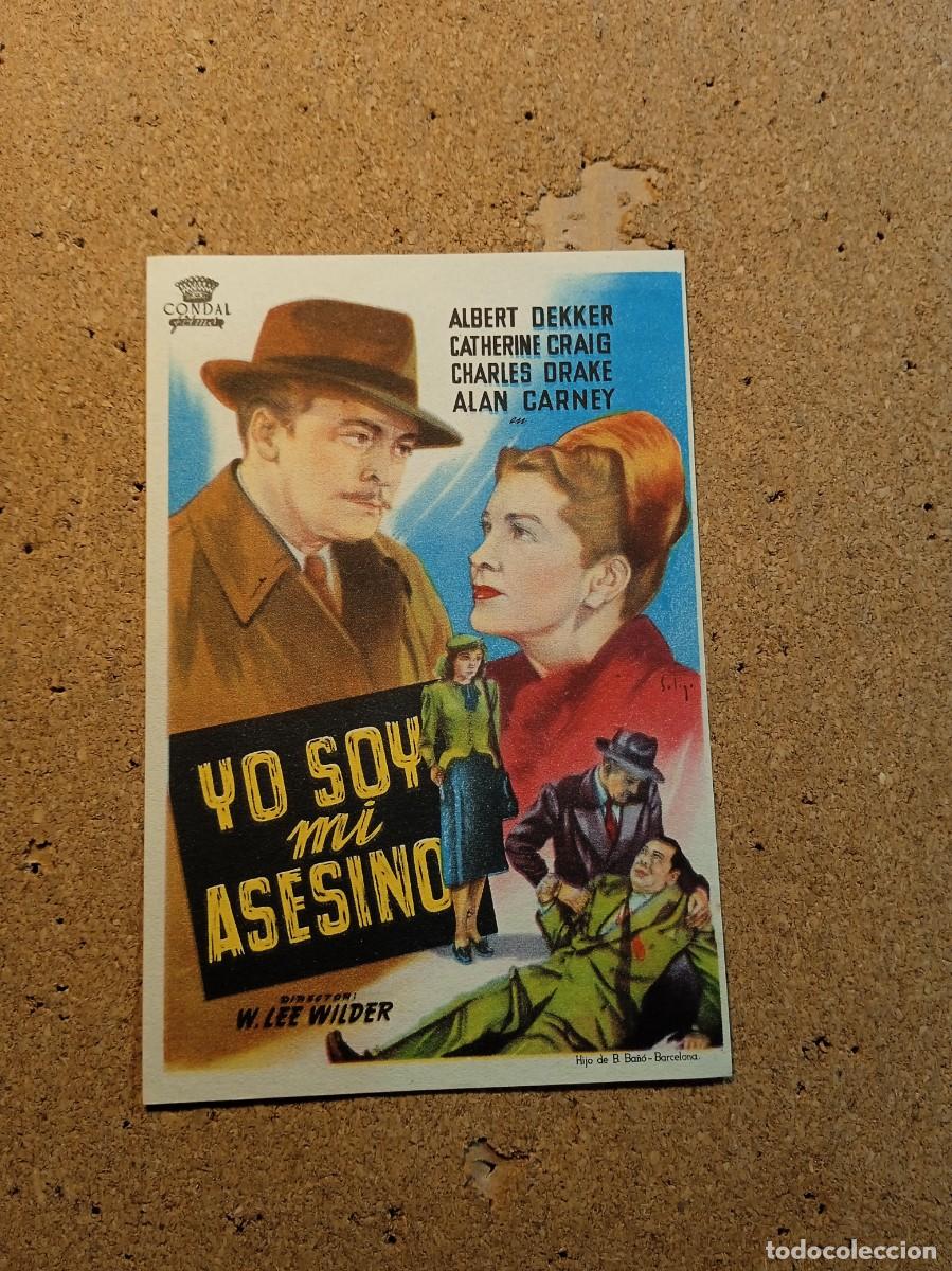 Cine: FOLLETO DE MANO SIN PUBLICIDAD YO SOY MI ASESINO