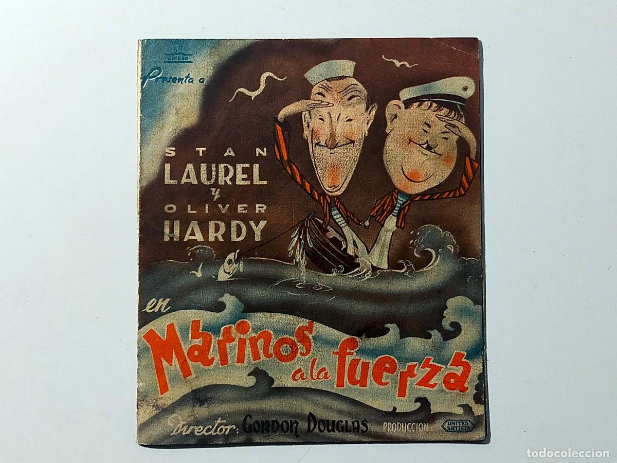 Cine: Programa Doble Orig MARINOS A LA FUERZA. Stan Lauren y Oliver Hardy - Teatro Villamarta, Jerez