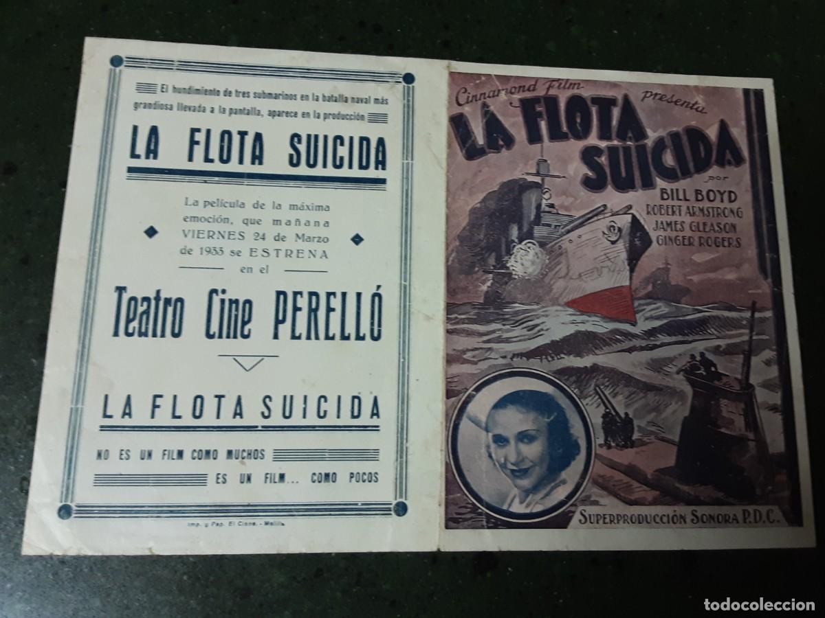 Cine: LA FLOTA SUICIDA, BILL BOYD, ROBERT ARMSTRONG, JAMES GLEASON.