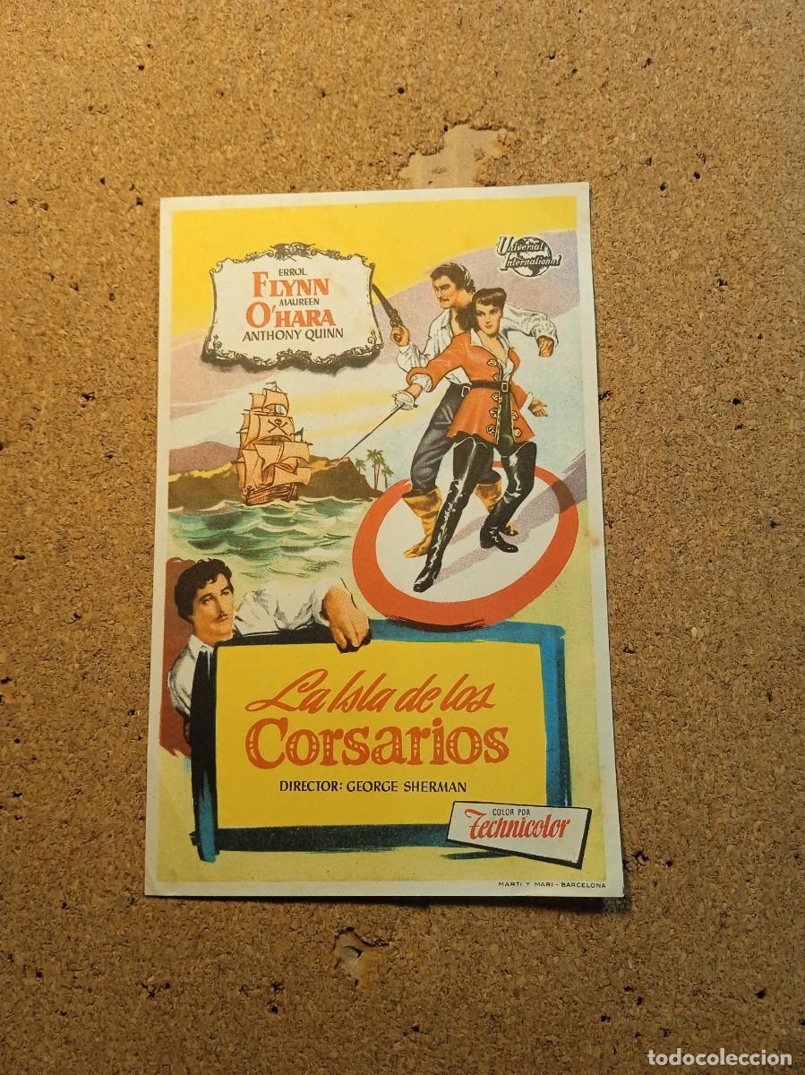 Cine: FOLLETO DE MANO SIN PUBLICIDAD LA ISLA DE LOS CORSARIOS