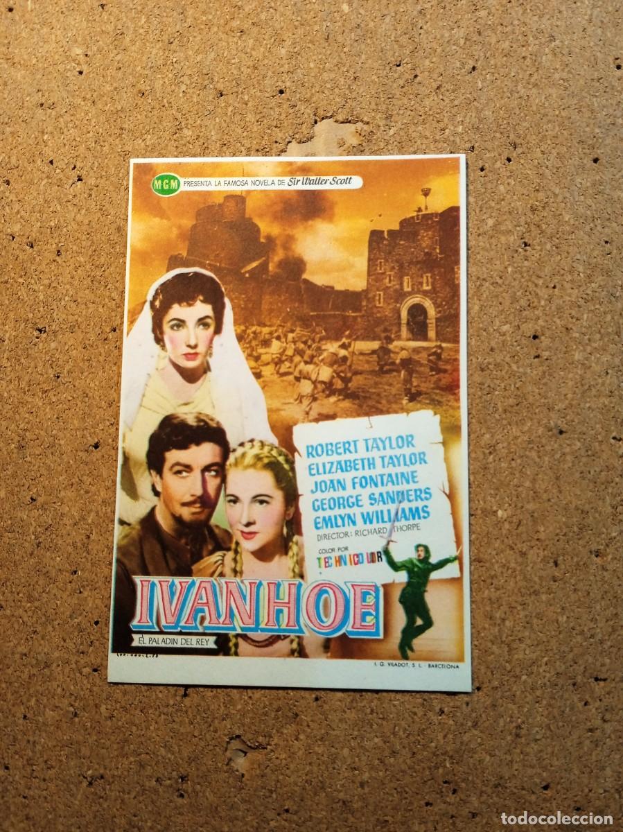 Cine: FOLLETO DE MANO SIN PUBLICIDAD IVANHOE