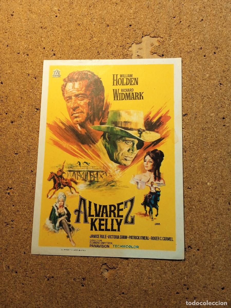 Cine: FOLLETO DE MANO SIN PUBLICIDAD ALVAREZ KELLY