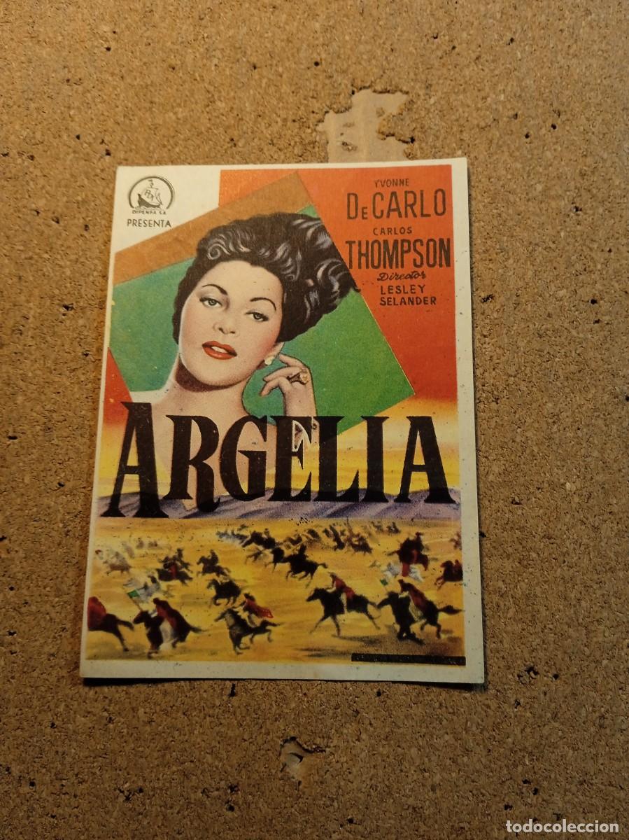 Cine: FOLLETO DE MANO SIN PUBLICIDAD ARGELIA