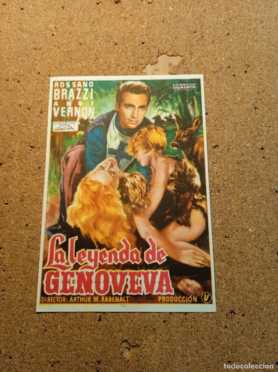 Cine: FOLLETO DE MANO SIN PUBLICIDAD LA LEYENDA DE GENOVEVA