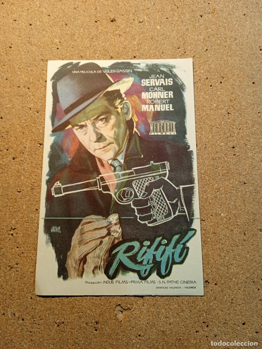Cinema: FOLLETO DE MANO SIN PUBLICIDAD RIFIFI