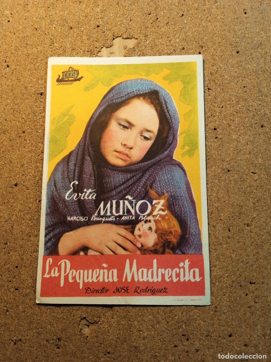 Cine: FOLLETO DE MANO SIN PUBLICIDAD LA PEQUE&Ntilde;A MADRECITA