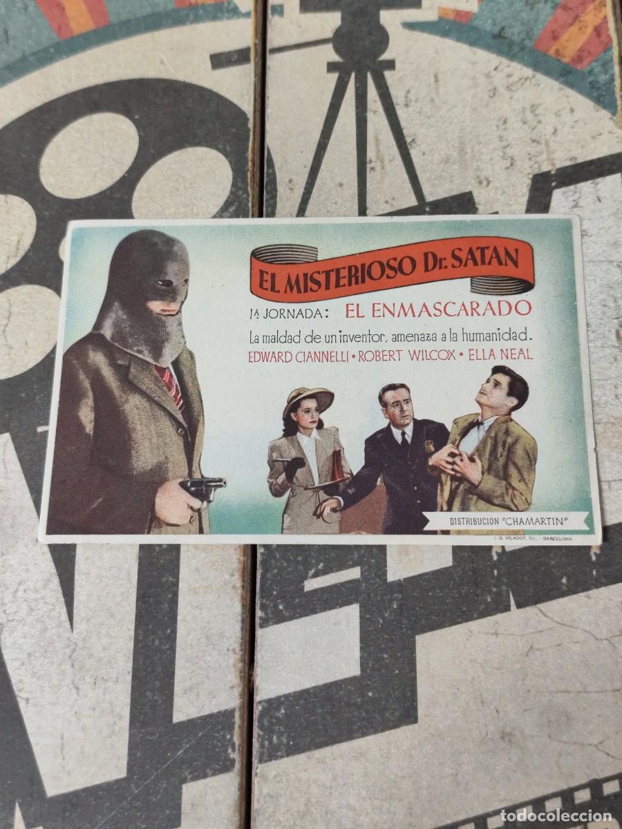 Cine: El misterioso Dr. Sat&aacute;n 1&deg; Jor. El enmascarado sin publicidad