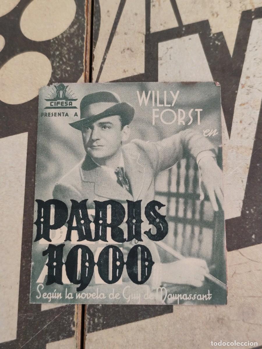 Cine: Paris 1900 doble sin publicidad