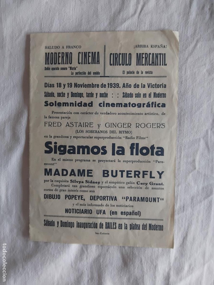 Cine: PROGRAMA DE CINE DOBLE GRANDE SIGAMOS LA FLOTA. - Foto 3