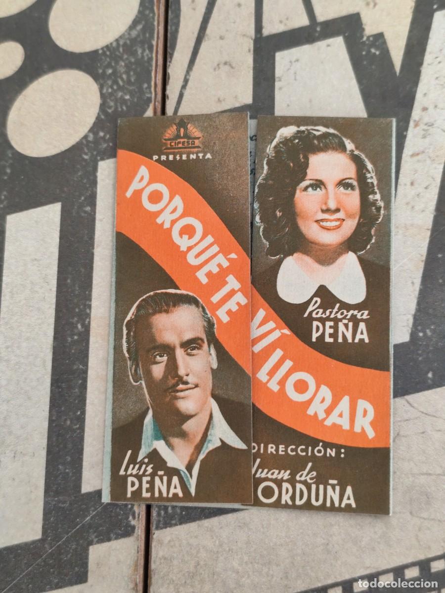 Cine: Porque te vi llorar doble sin publicidad