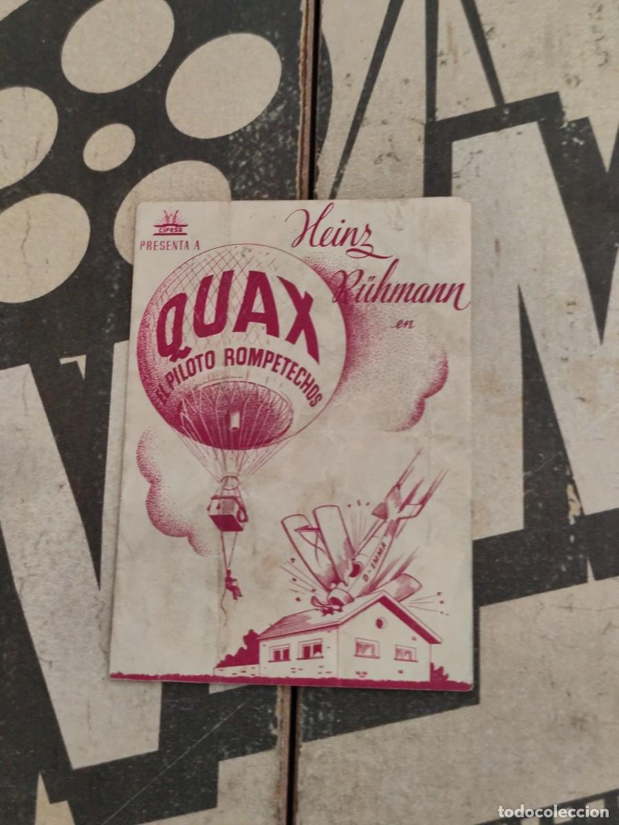 Cine: Quax doble sin publicidad