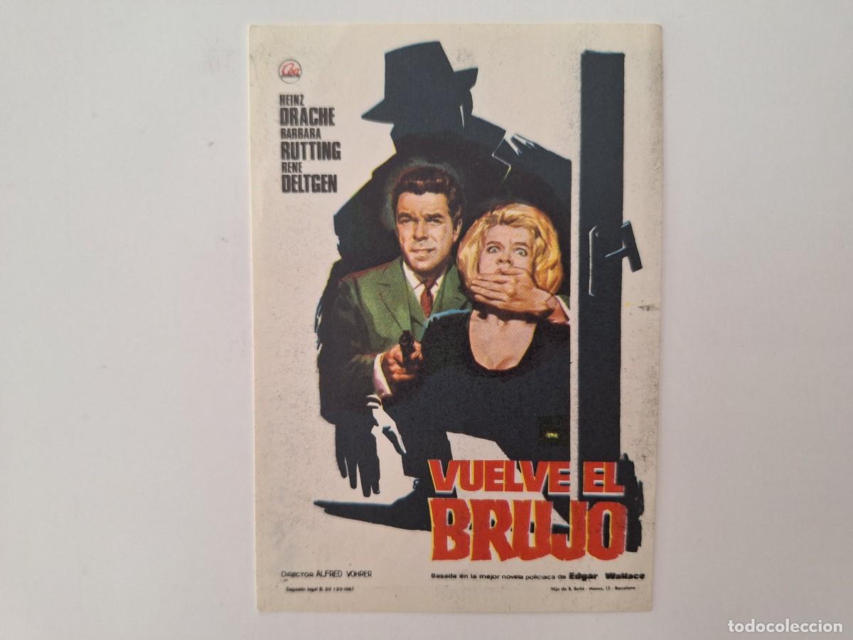Cine: CINE FOLLETO DE MANO VUELVE EL BRUJO SIN PUBLICIDAD FMD RV 1