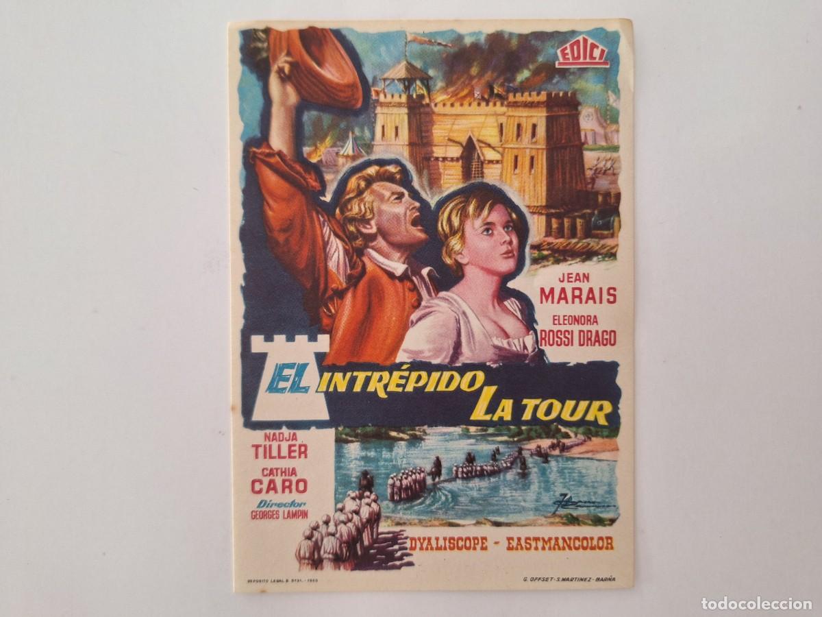 Cine: CINE FOLLETO DE MANO EL INTREPIDO LA TOUR SIN PUBLICIDAD FMD RV 7