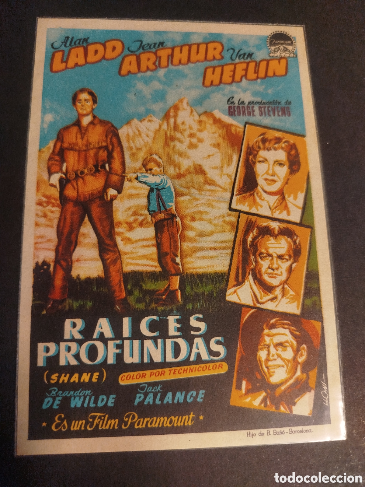 Cine: RA&Iacute;CES PROFUNDAS C/SELLO IMPRESO
