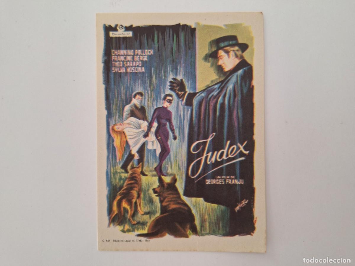 Cine: CINE FOLLETO DE MANO JUDEX SIN PUBLICIDAD FMD RV 28