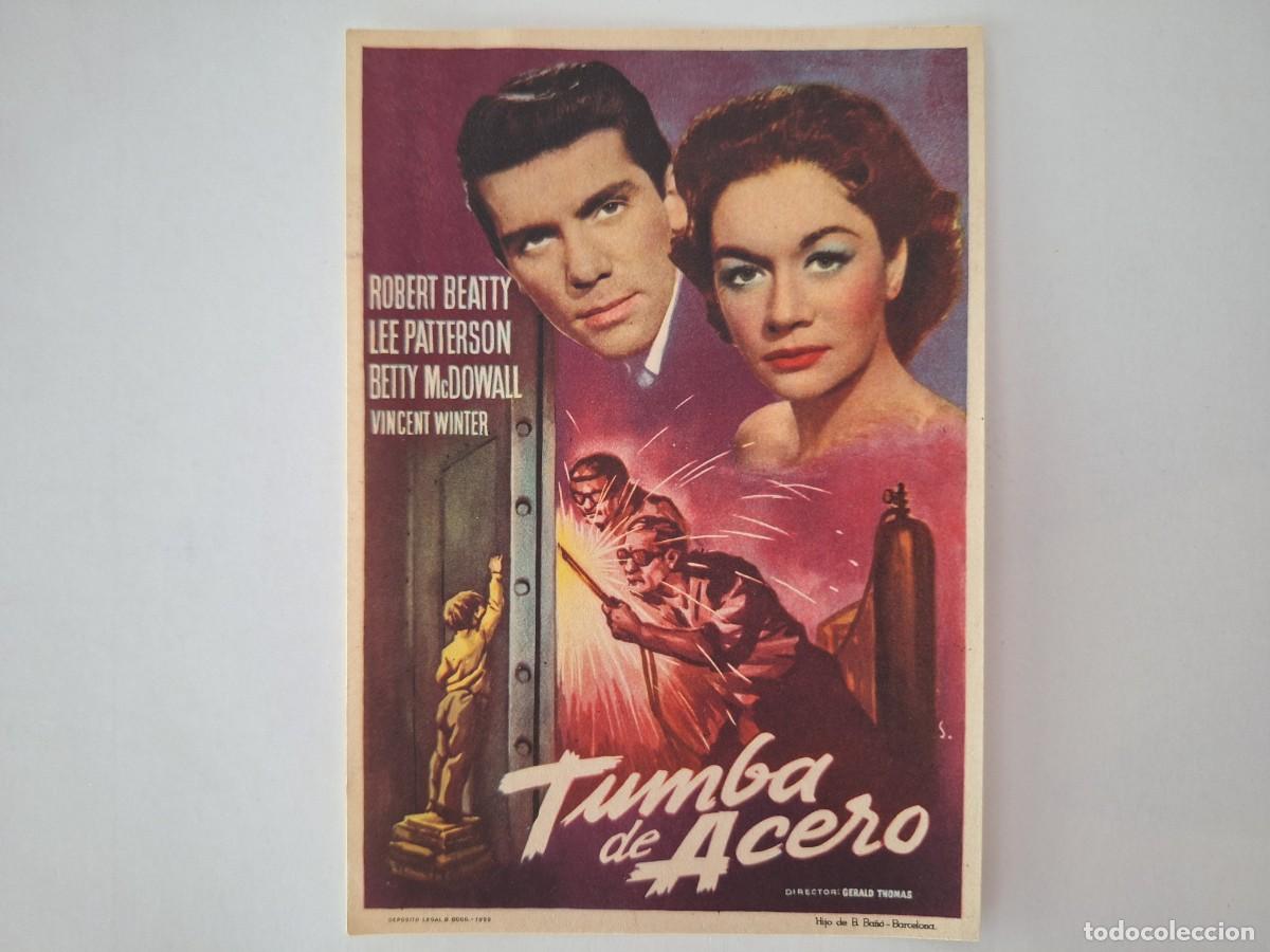 Cine: CINE FOLLETO DE MANO TUMBA DE ACERO SIN PUBLICIDAD FMD RV 45