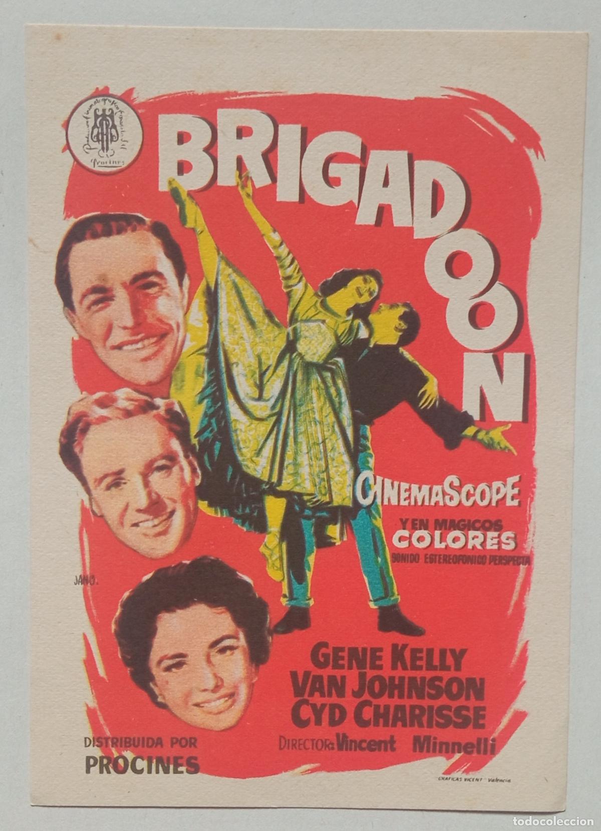 Cine: PROGRAMA DE CINE. GENE KELLY. BRIGADOON. PORTADA DE JANO.