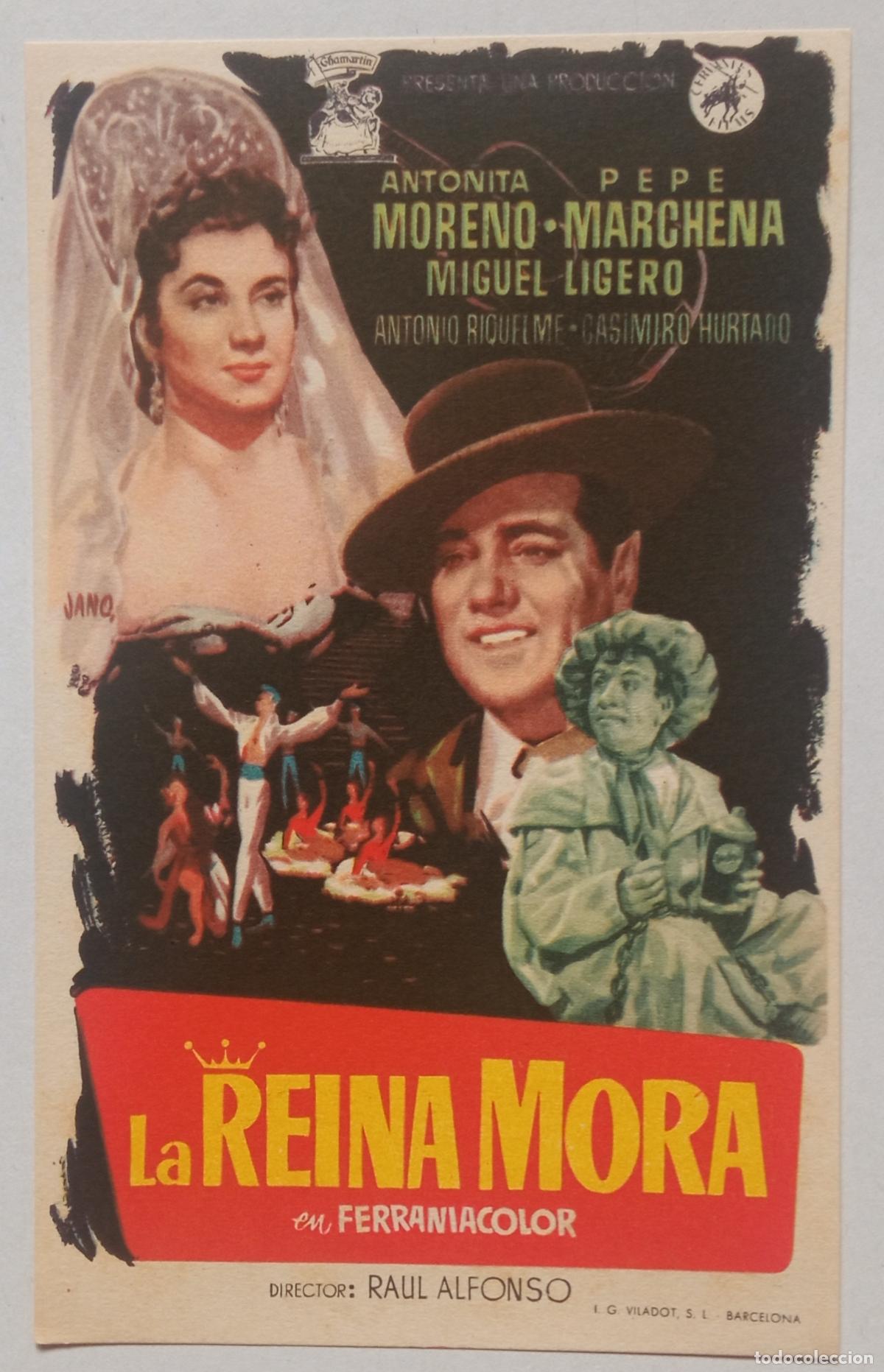Cine: PROGRAMA DE CINE. ANTO&Ntilde;ITA MORENO. PEPE MARCHENA. LA REINA MORA. PORTADA DE JANO.