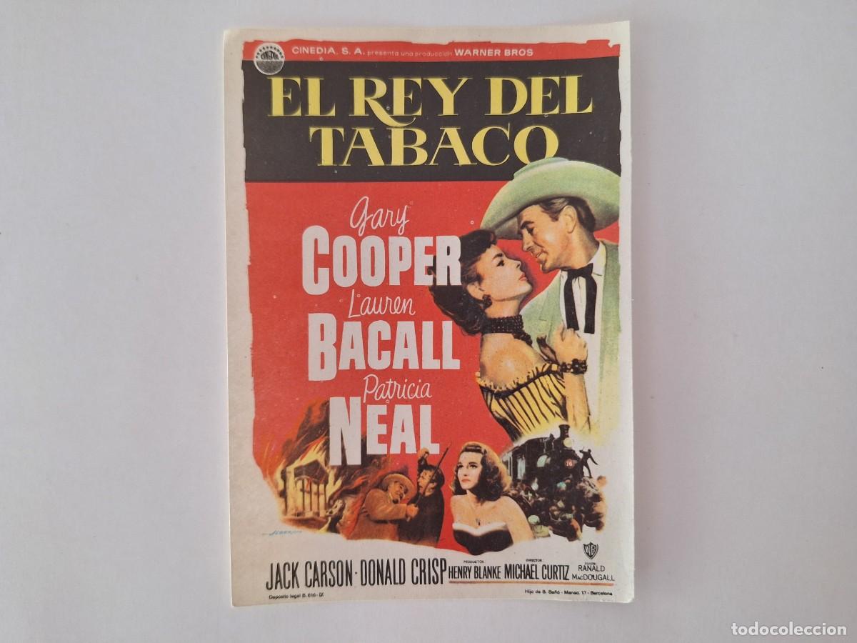 Cine: CINE FOLLETO DE MANO EL REY DEL TAMBOR GARY COOPER SIN PUBLICIDAD FMD RV 49