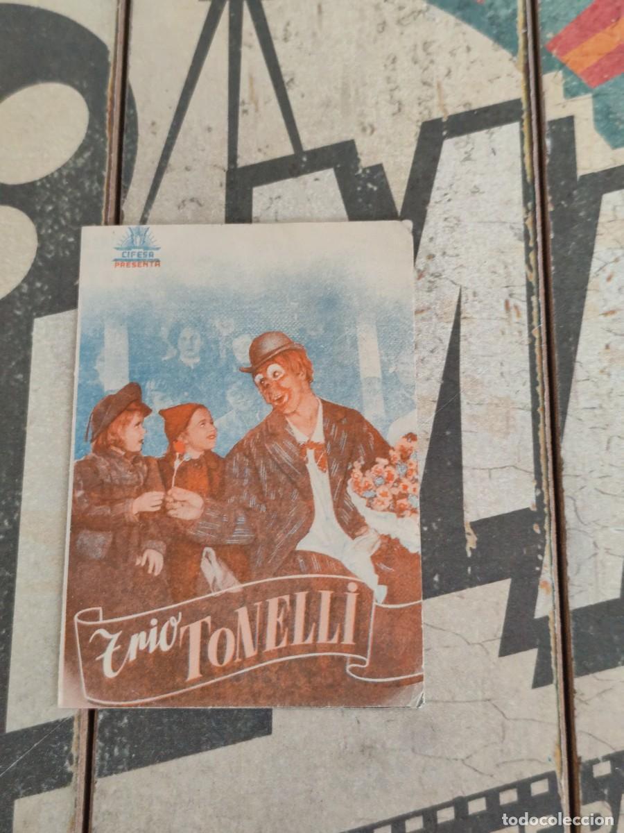 Cine: Trio Tonelli doble sin publicidad