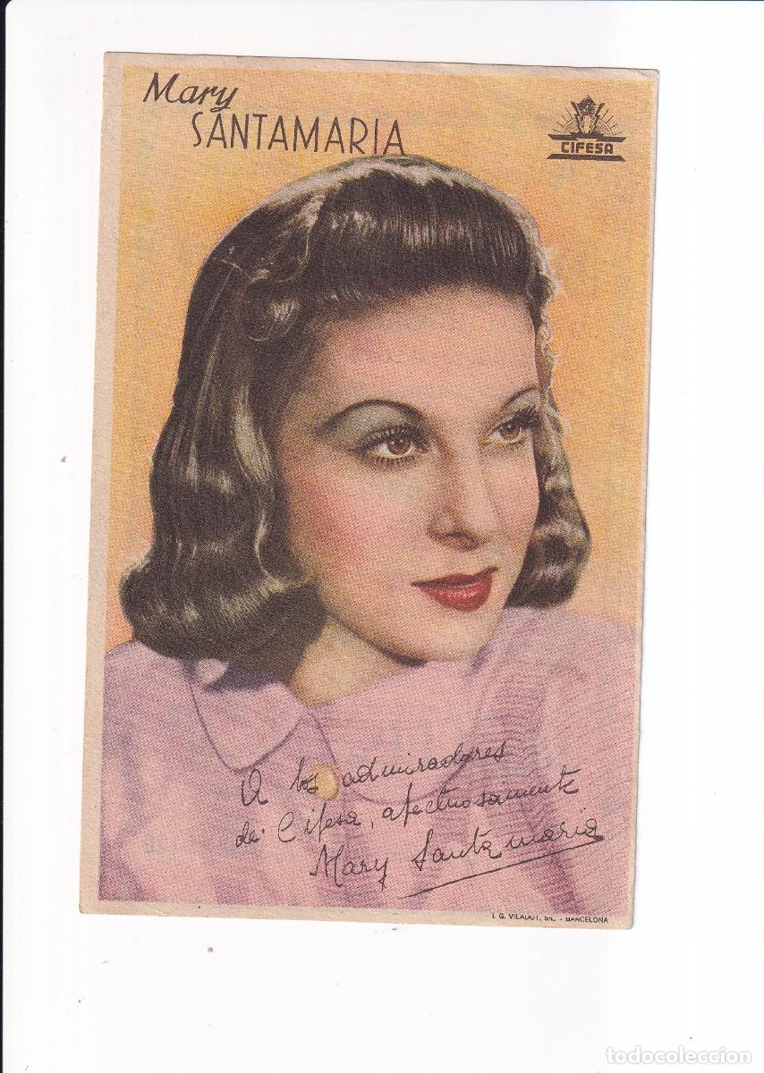 Cine: ARTISTAS DE CINE : MARY SANTAMARIA