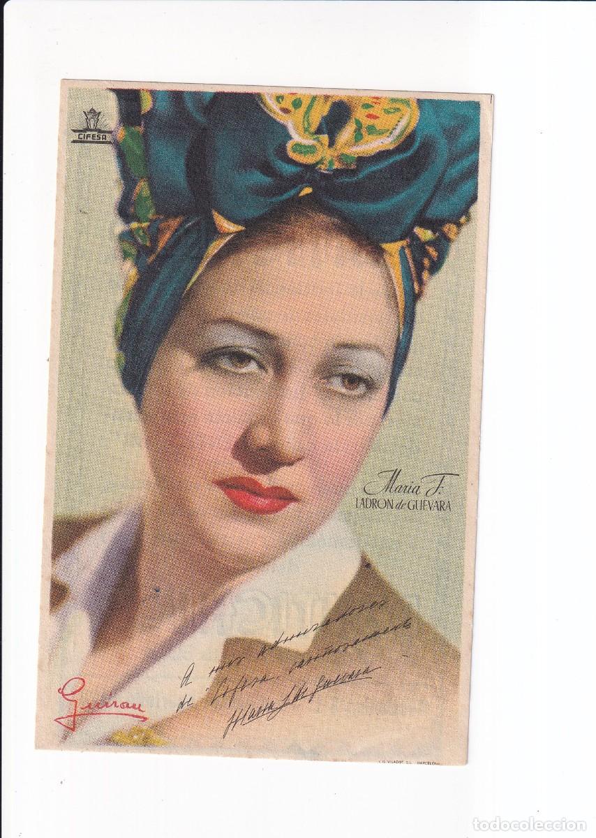 Cine: ARTISTAS DE CINE : MARIA F. LADRON DE GUEVARA