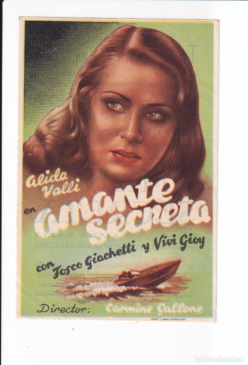Cine: AMANTE SECRETA : ALIDA VALLI