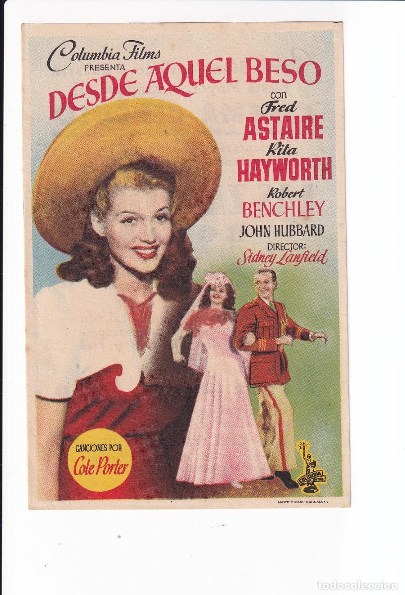 Cine: DESDE AQUEL BES0 : FRED ASTAIRE, RITA HAYWORTH