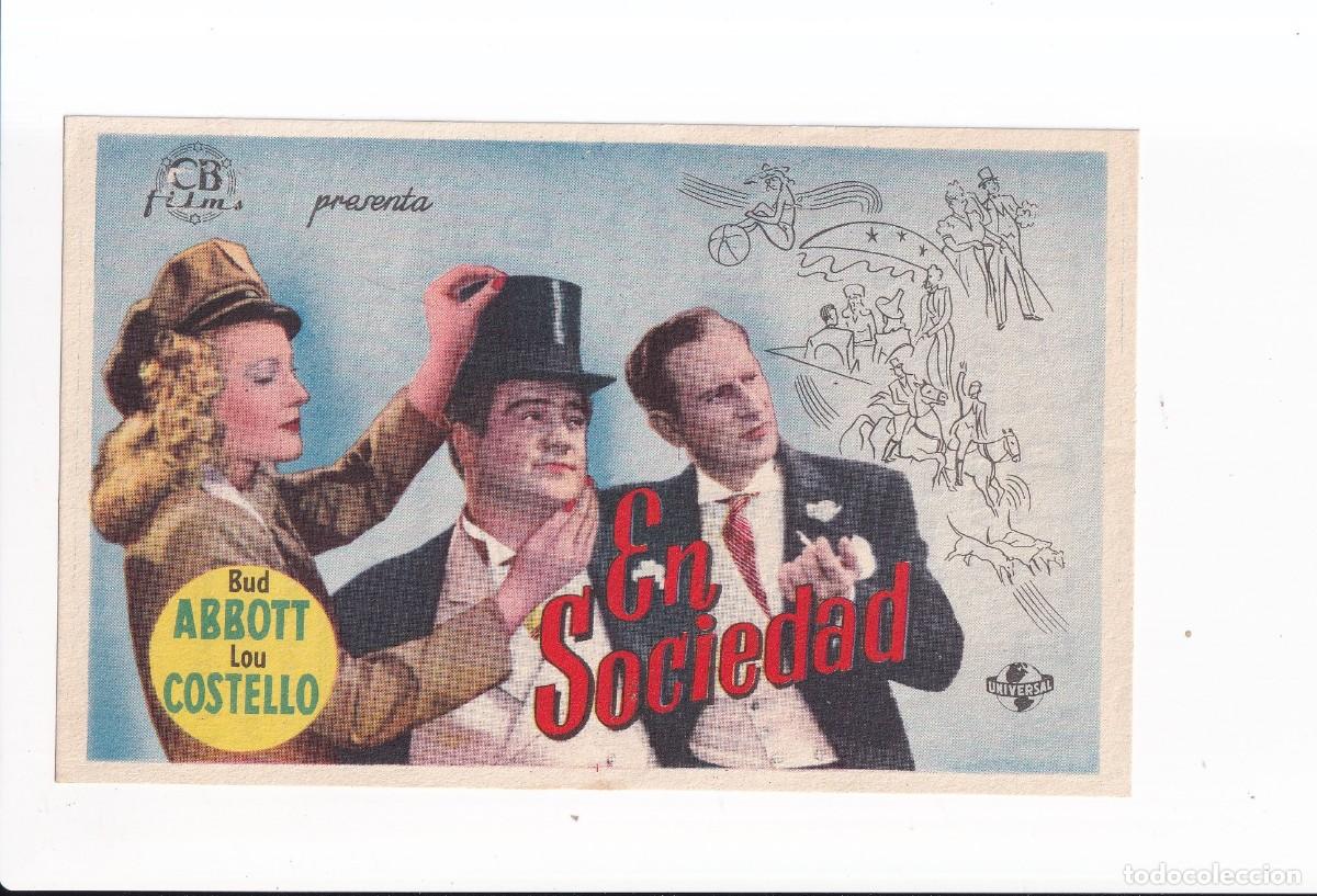 Cine: EN SOCIEDAD : BUD ABBOTT