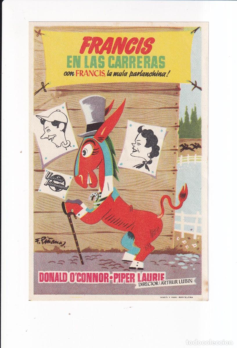 Cine: FRANCIS EN LAS CARRERAS : DONALD O&iexcl; CONNOR