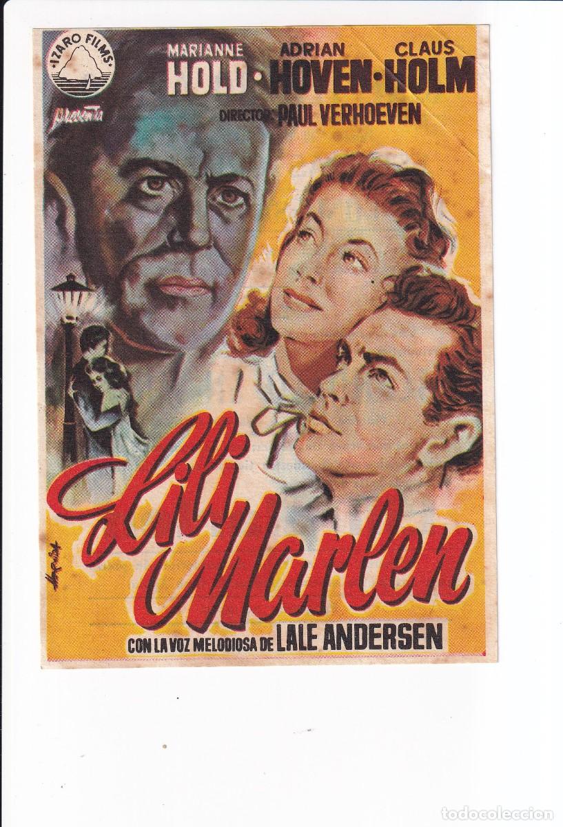 Cine: LILI MARLEN : MARIANNE HOLD