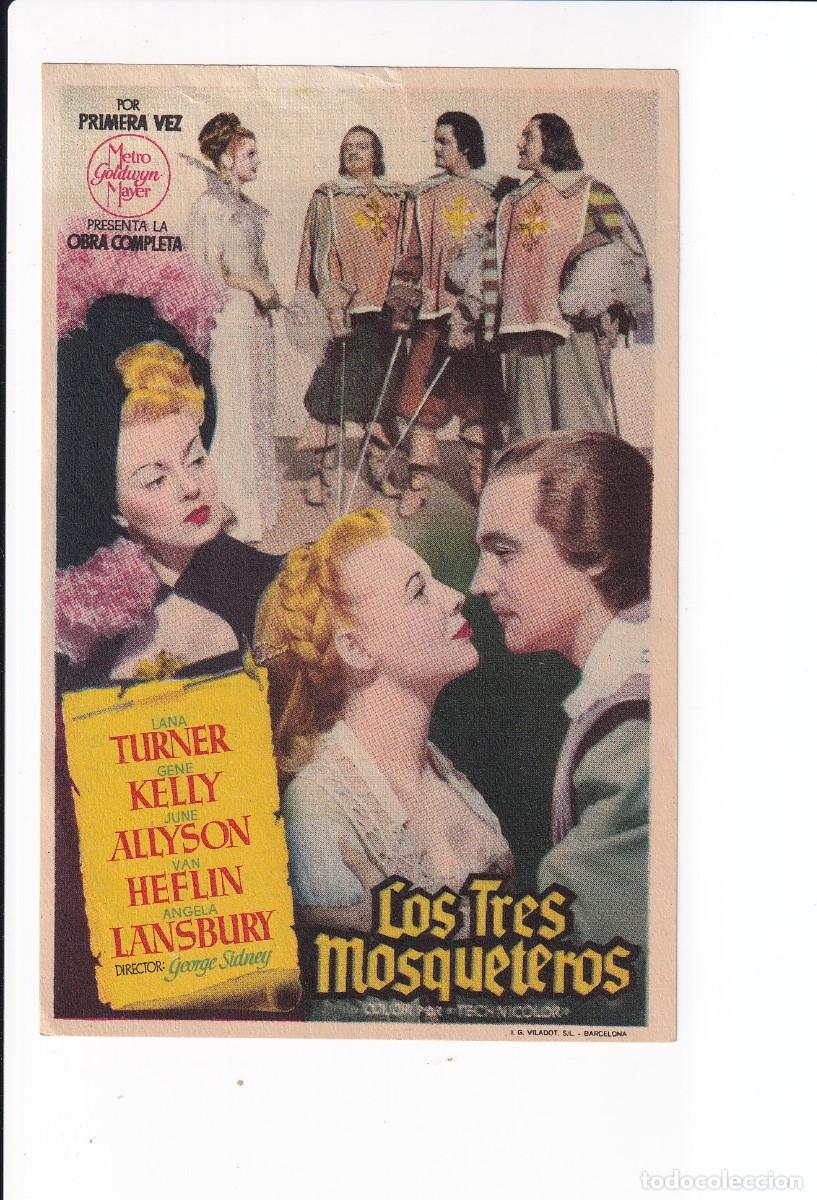 Cine: LOS TRES MOSQUETEROS : LANA TURNER, GENE KELLY