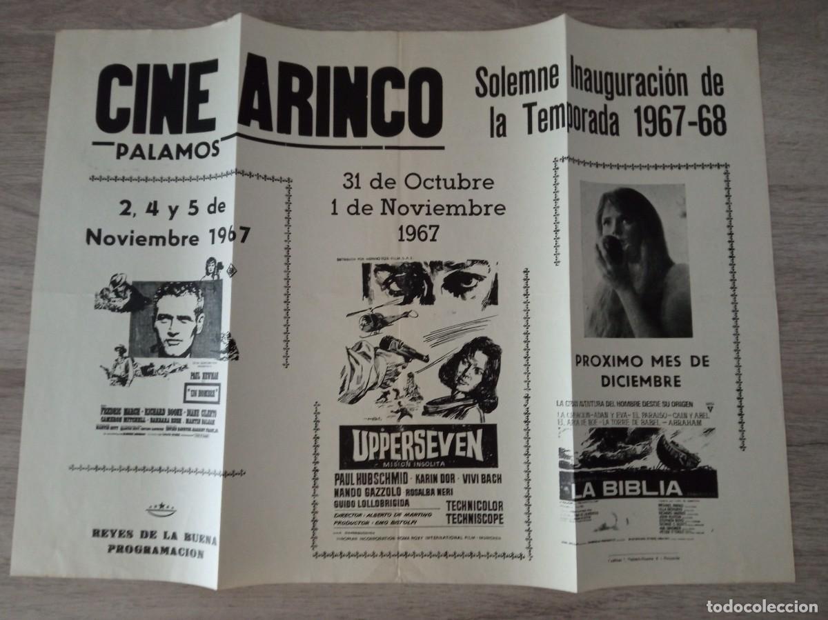 Cine: UPPERSEVEN, MISI&Oacute;N INSOLITA, PAUL HUBSCHMID, LA BIBLIA, UN HOMBRE, CINE ARINCO, PALAMOS, GIRONA