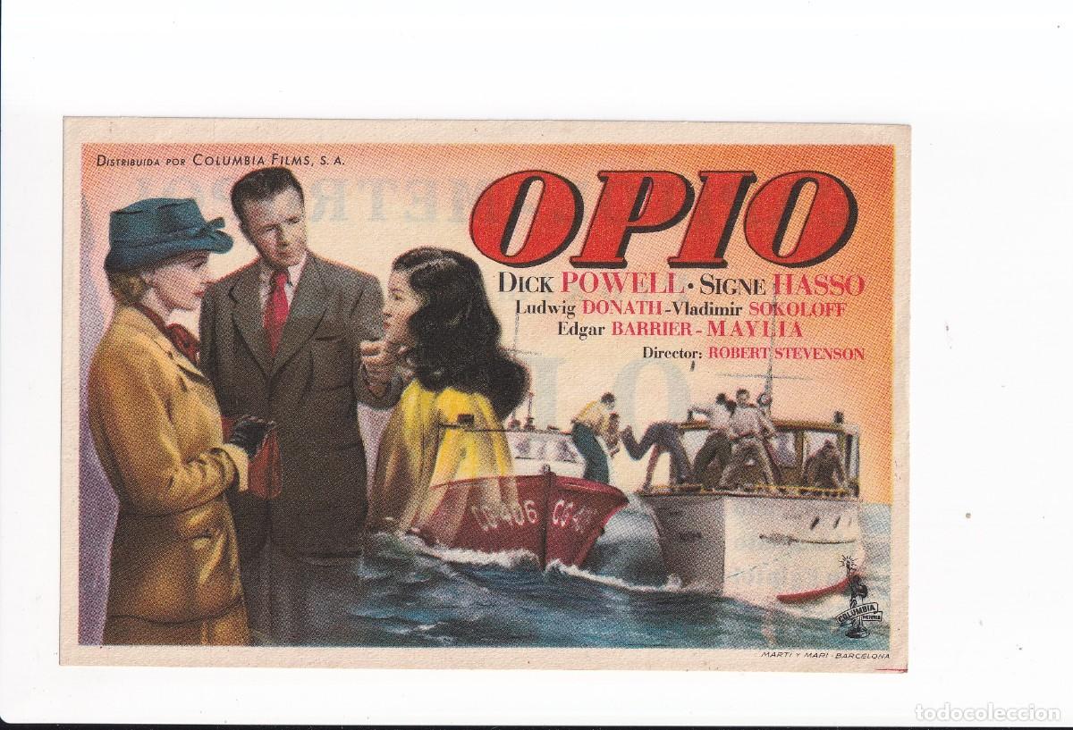 Cine: OPIO : DICK POWELL, SIGNE HASSO - Foto 1