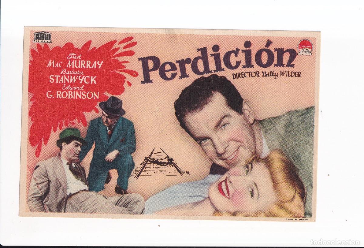 Cine: PERDICION : FRED Mac MURRAY