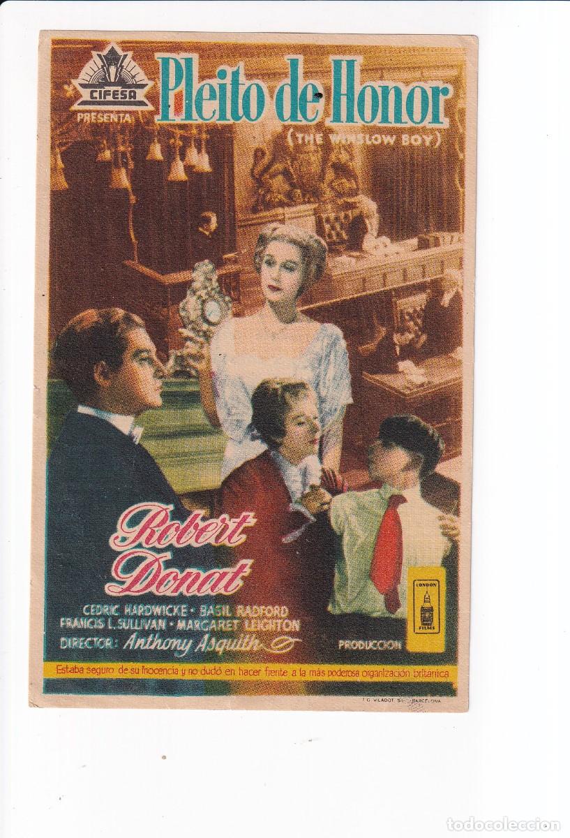 Cine: PLEITO DE HONOR : ROBERT DENAT - Foto 1