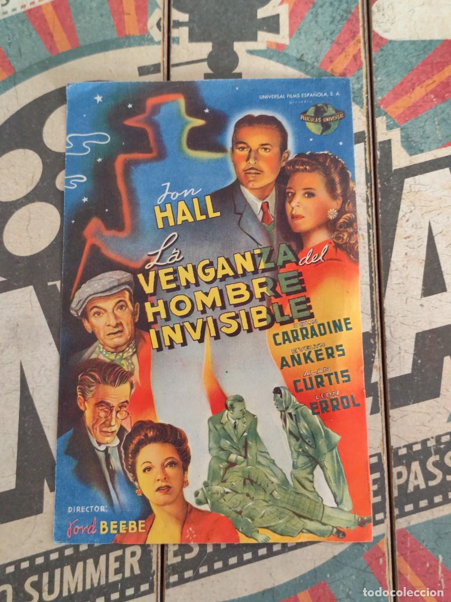 Cine: La venganza del hombre invisible sin publicidad