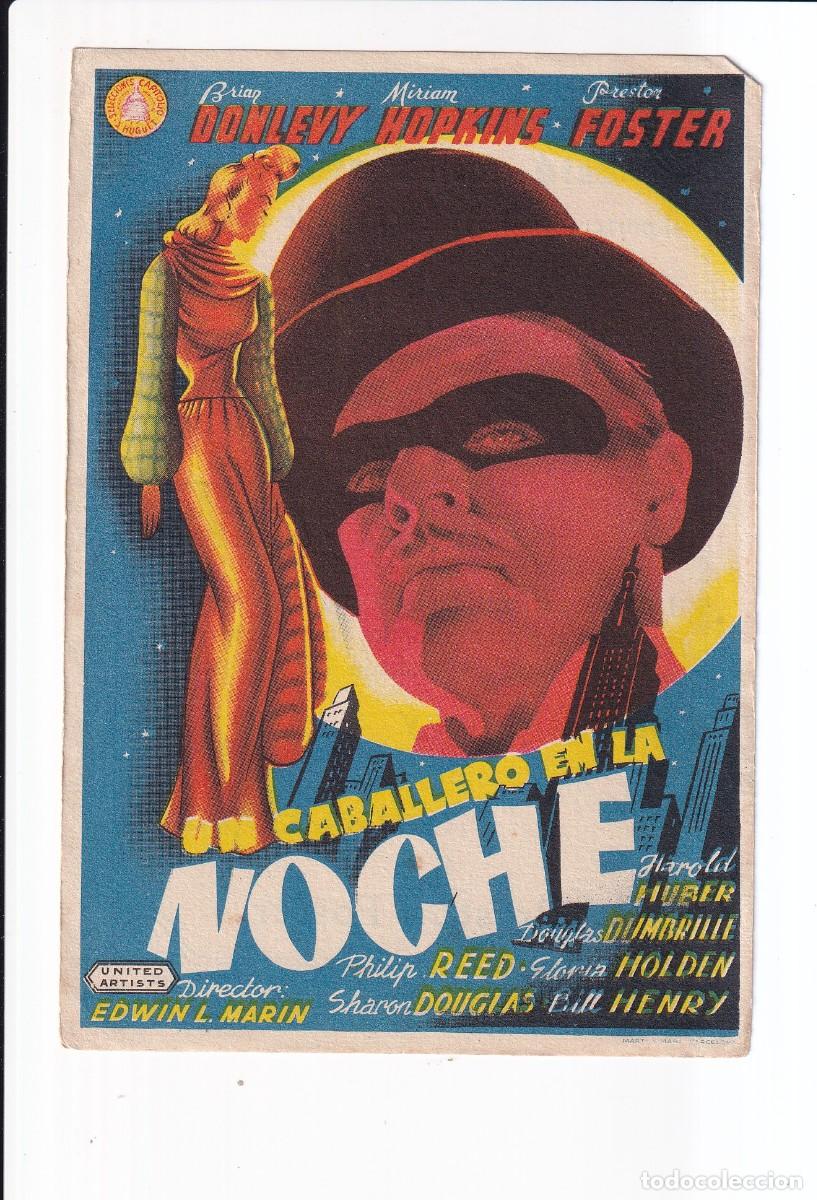 Cine: UN CABALLERO EN LA NOCHE : BRIAN DONLEVY