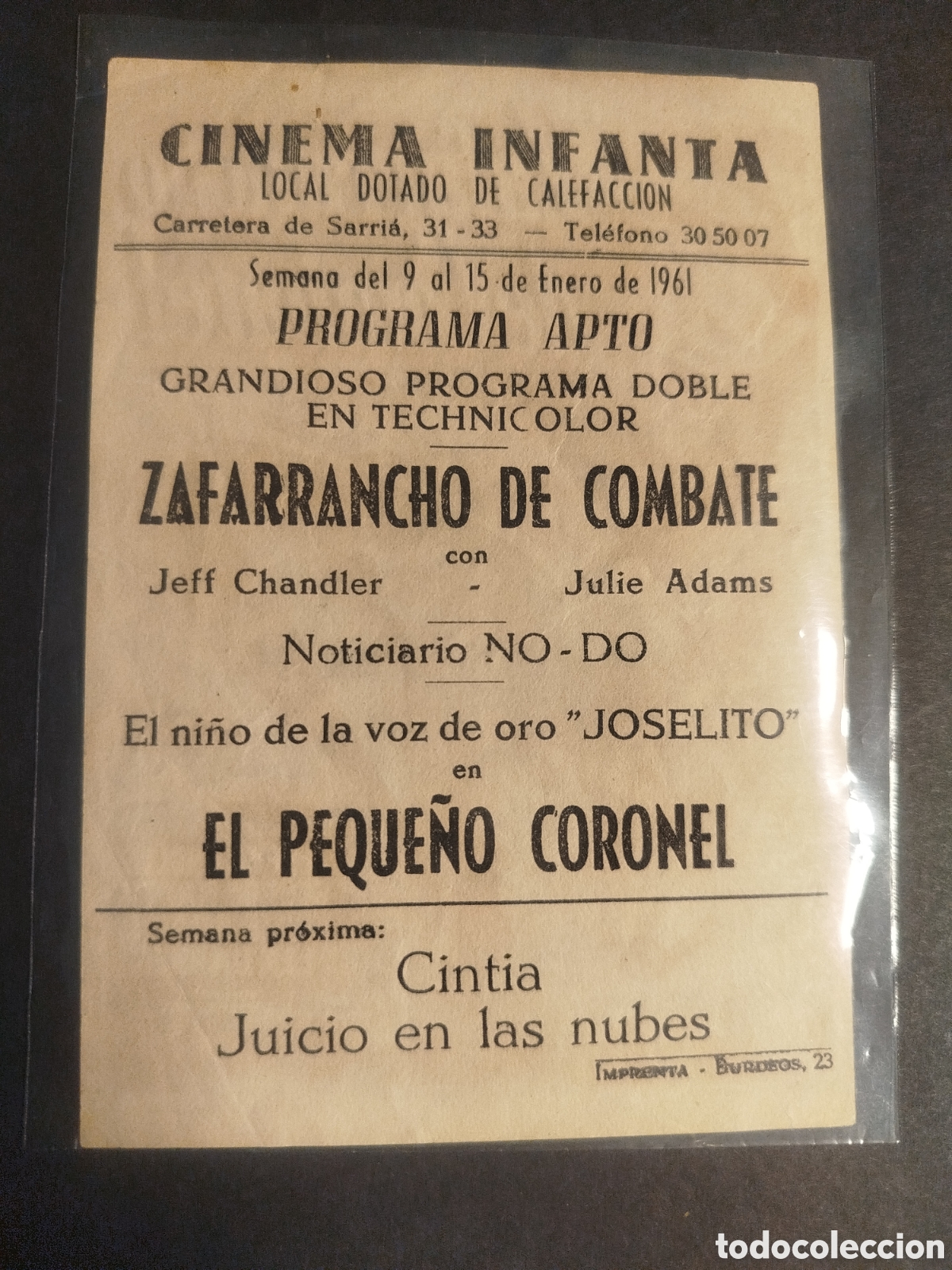Cine: ZAFARRANCHO DE COMBATE C/PUBLICIDAD - Foto 2