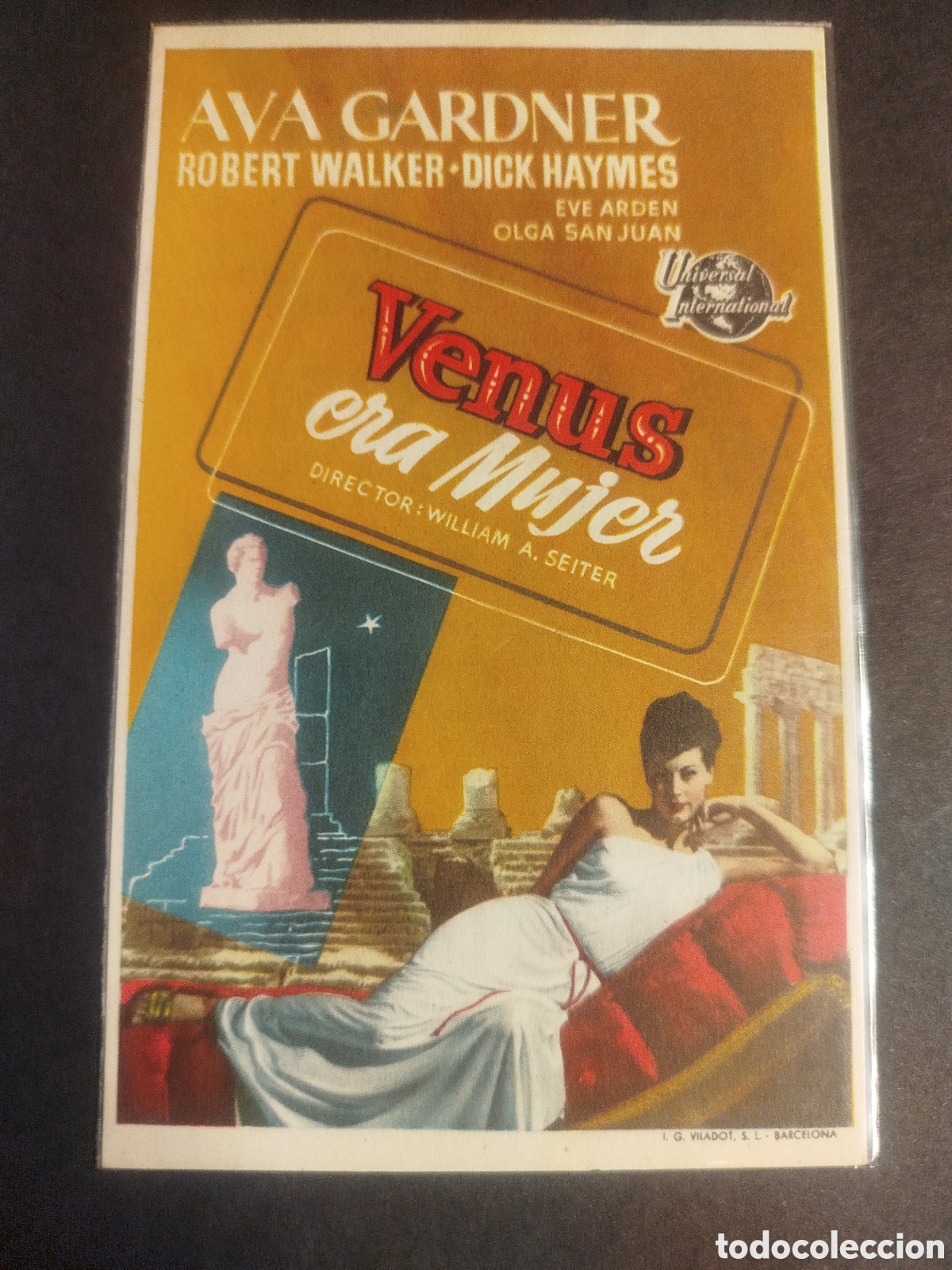 Cine: VENUS ERA MUJER C/PUBLICIDAD